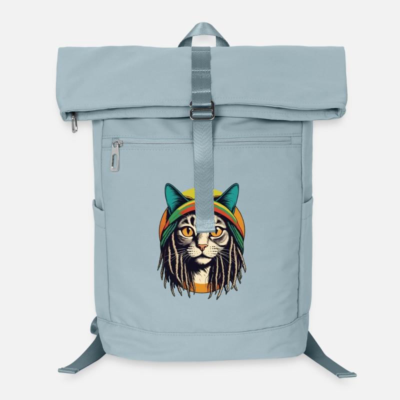 Coole Rasta-Katze Laptop-Rucksack 