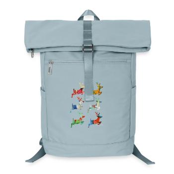 Caribou Style abstrait coloré - Sac à dos ordinateur - bleu glacier - Devant