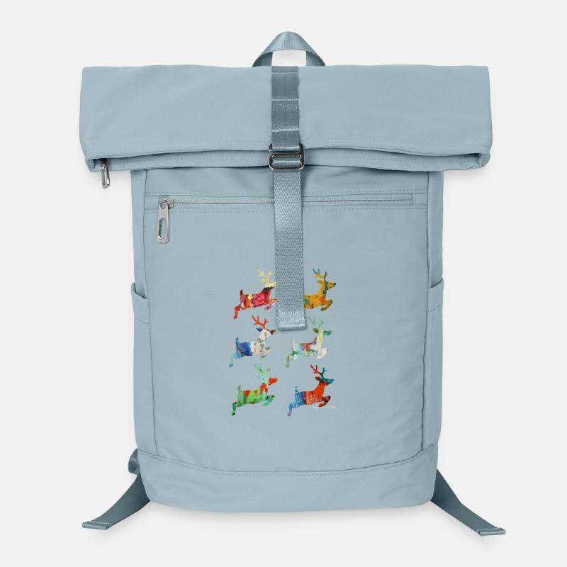 Caribou Colorful Abstract Style Laptop Backpack