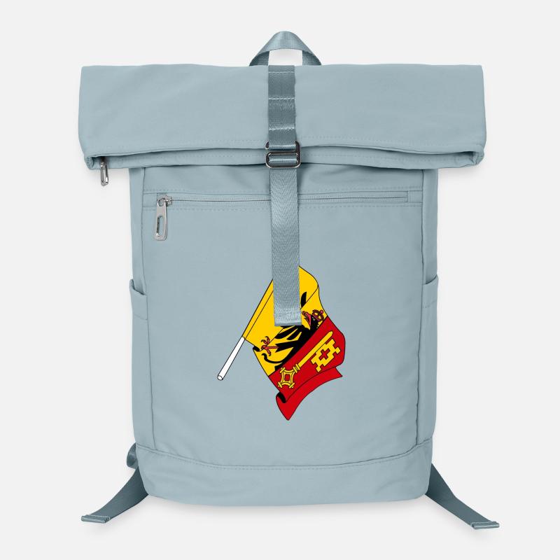 Flagge: Genf, Schweiz Laptop-Rucksack 