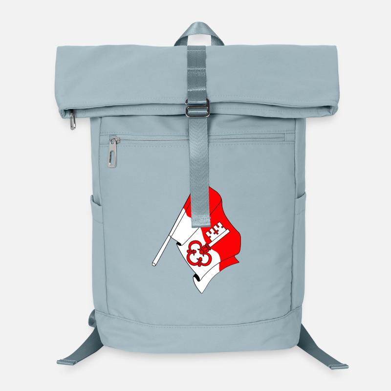 Flagge Obwalden Schweiz Laptop-Rucksack 