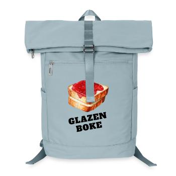 VERRE DE BŒUF (sandwich à la confiture). Chemise dialecte - Sac à dos ordinateur - bleu glacier - Devant