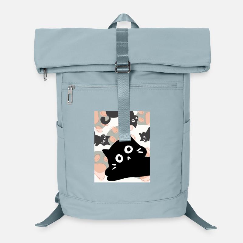 Joyeux chats mignons chats drôle - Sac à dos ordinateur - bleu glacier