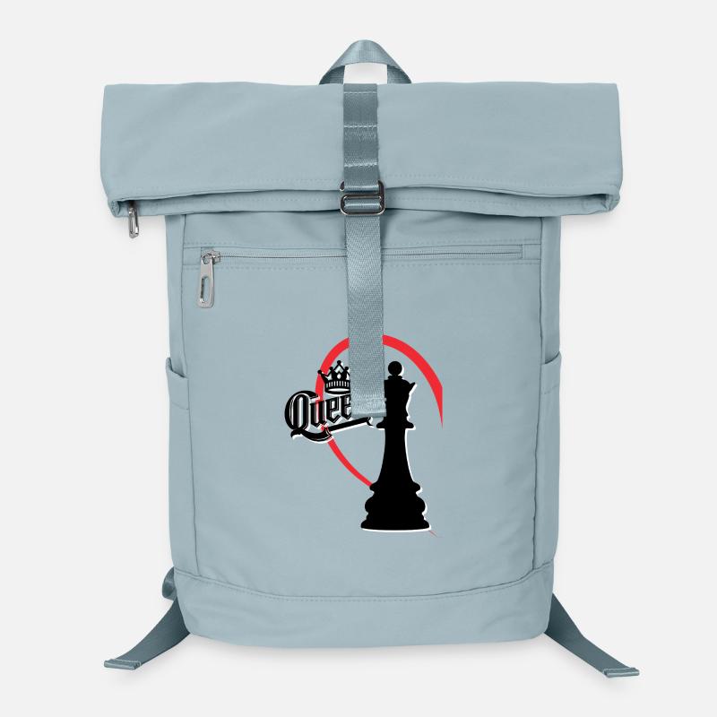 Chess Queen Left Half Heart Laptop Backpack