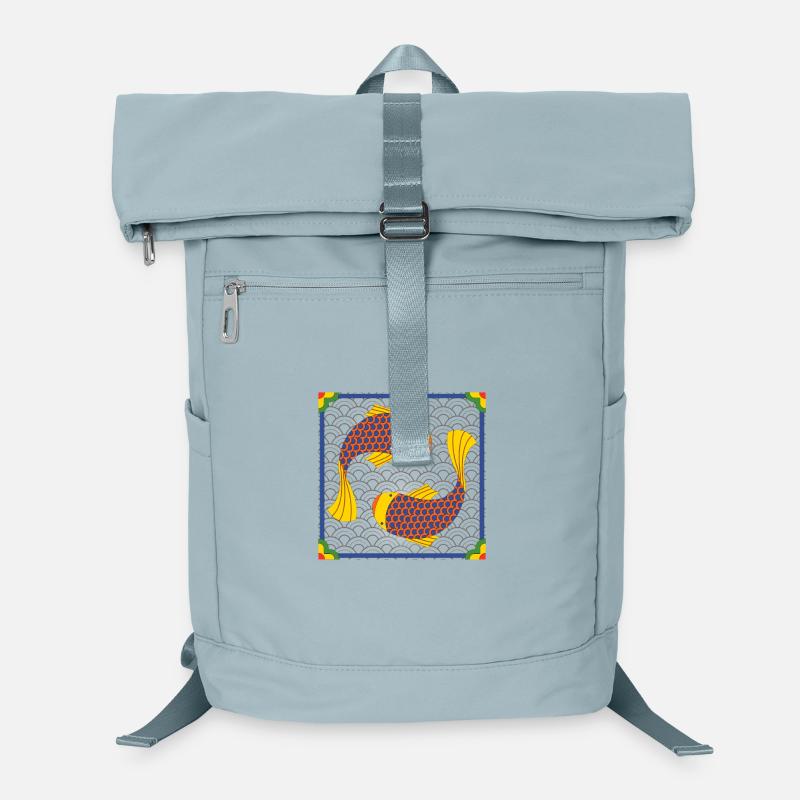 Motif de poisson koi coréen Sac à dos ordinateur