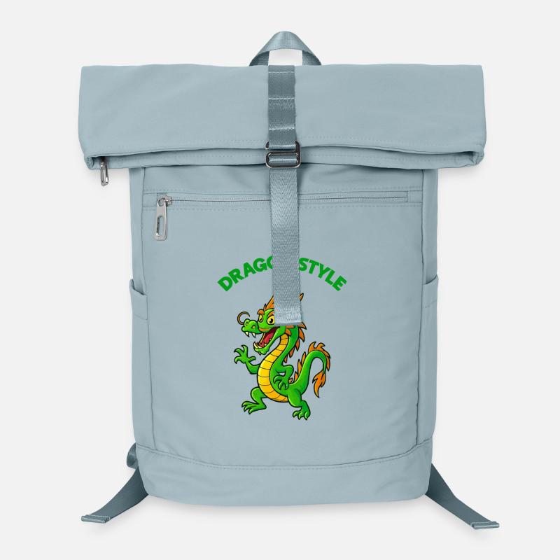 Drachenstil Cartoon Laptop-Rucksack 