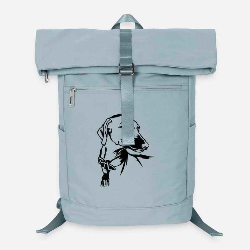 Azawakh Head - Laptop Backpack - ice blue