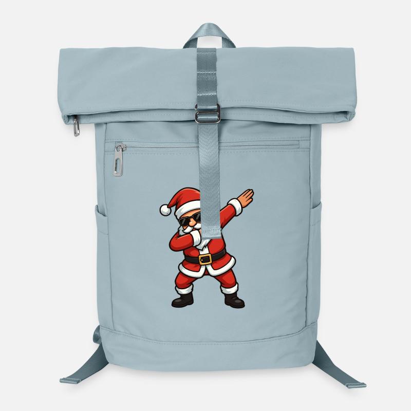 Style de tampon du Père Noël Sac à dos ordinateur