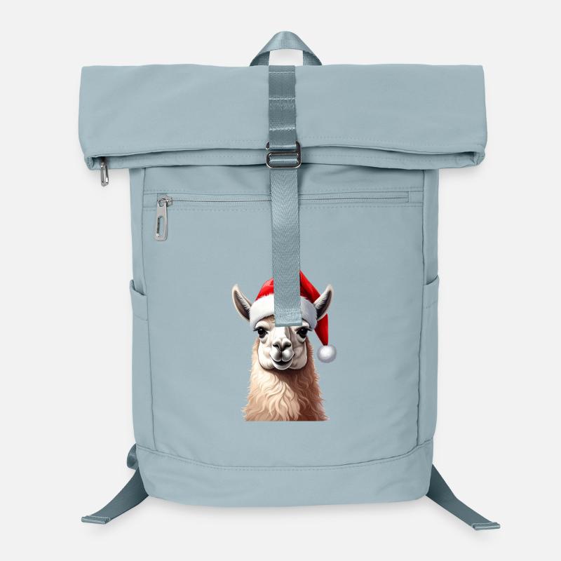 Lama oder Alpaka zu Weihnachten Laptop-Rucksack 