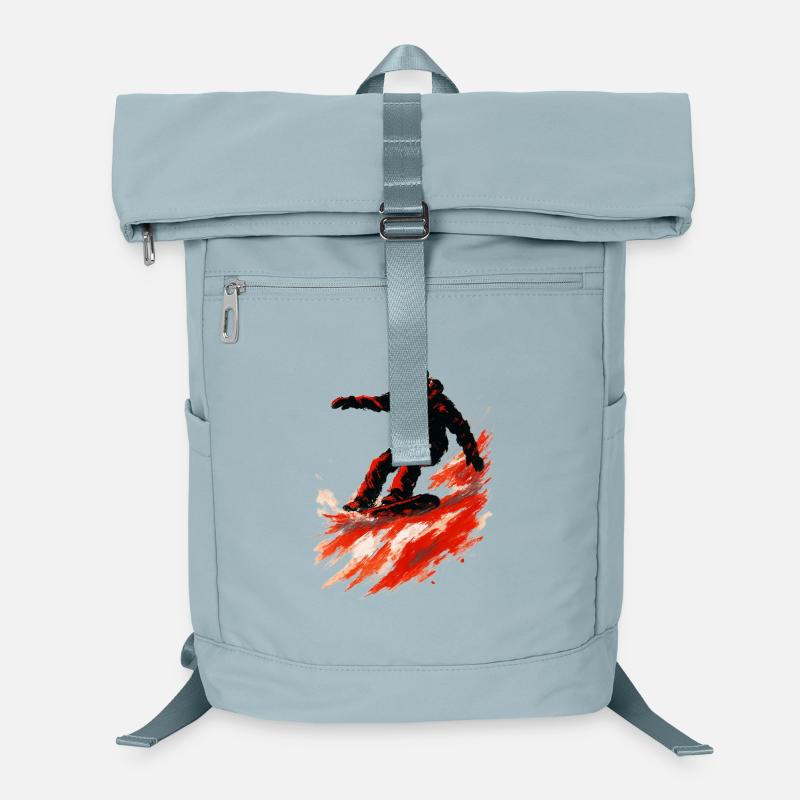 Snowboarding | Snow | Snowboarder | Ski Laptop Backpack