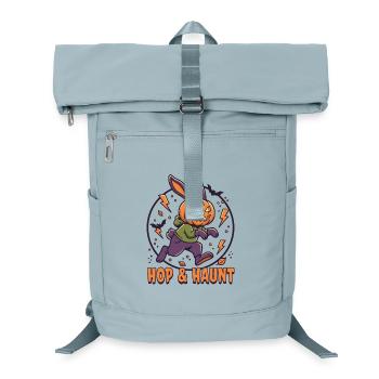 Hop & Haunt Pumpkin Bunny Halloween - Laptop Backpack - ice blue - Front