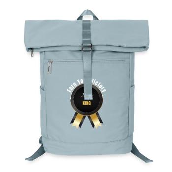 Verdiene deinen Sieg – Champion-Auszeichnung | Motivation Ba - Laptop-Rucksack  - Eisblau - Vorne
