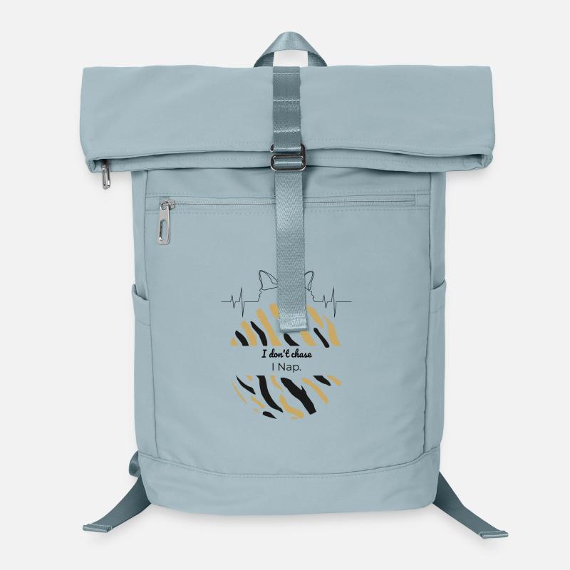 Tiger Stripe Semicircle Laptop Backpack