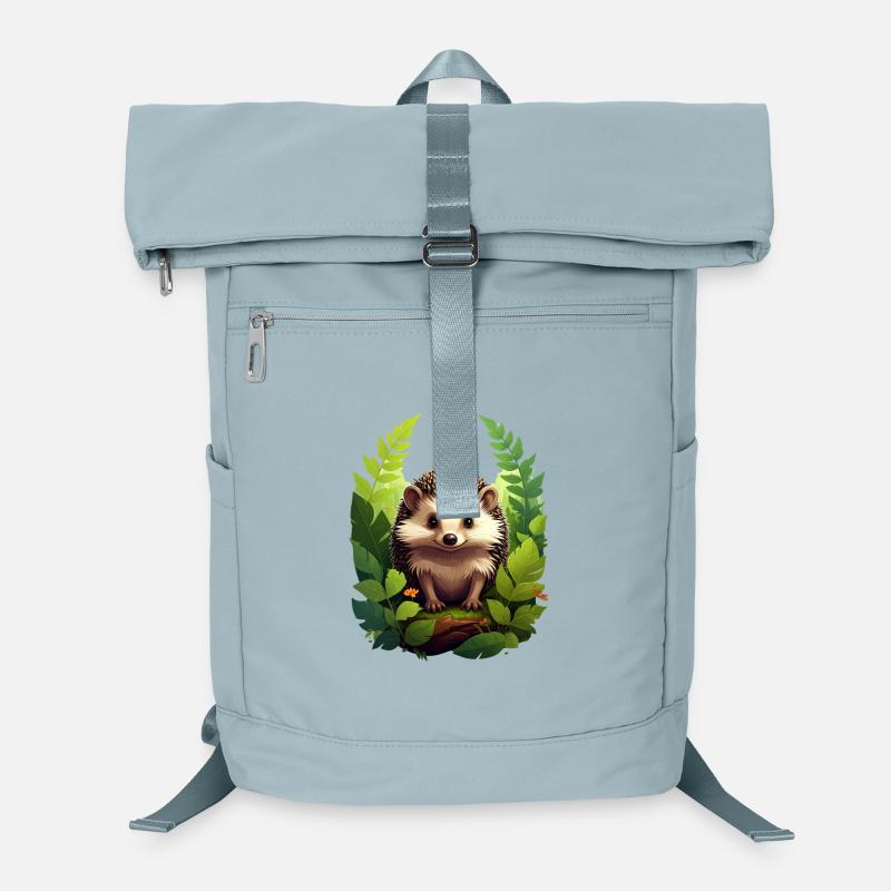 Igel im Wald Laptop-Rucksack 
