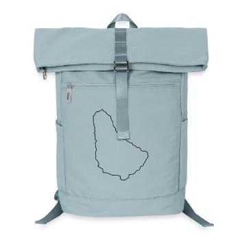 Barbados Map - Laptop Backpack - ice blue - Front
