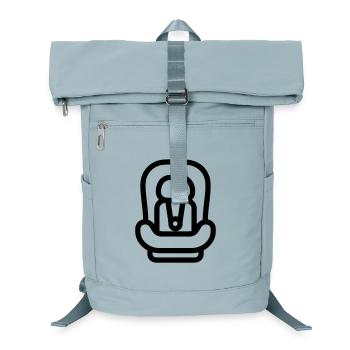Kindersitz - Laptop-Rucksack  - Eisblau - Vorne