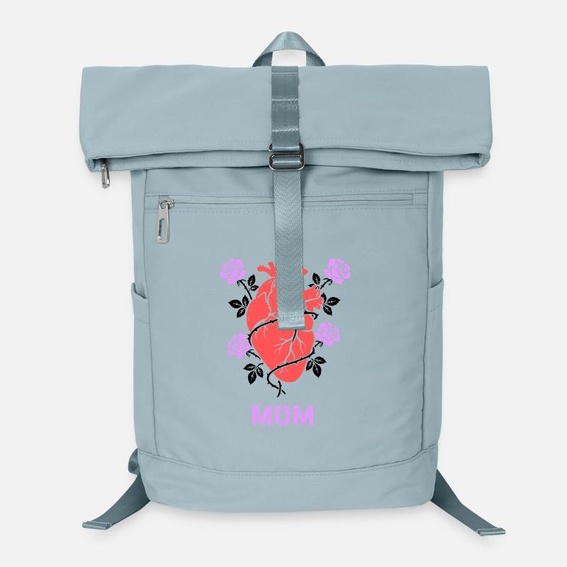 Anatomisches Herz Rosen Mom Laptop-Rucksack 