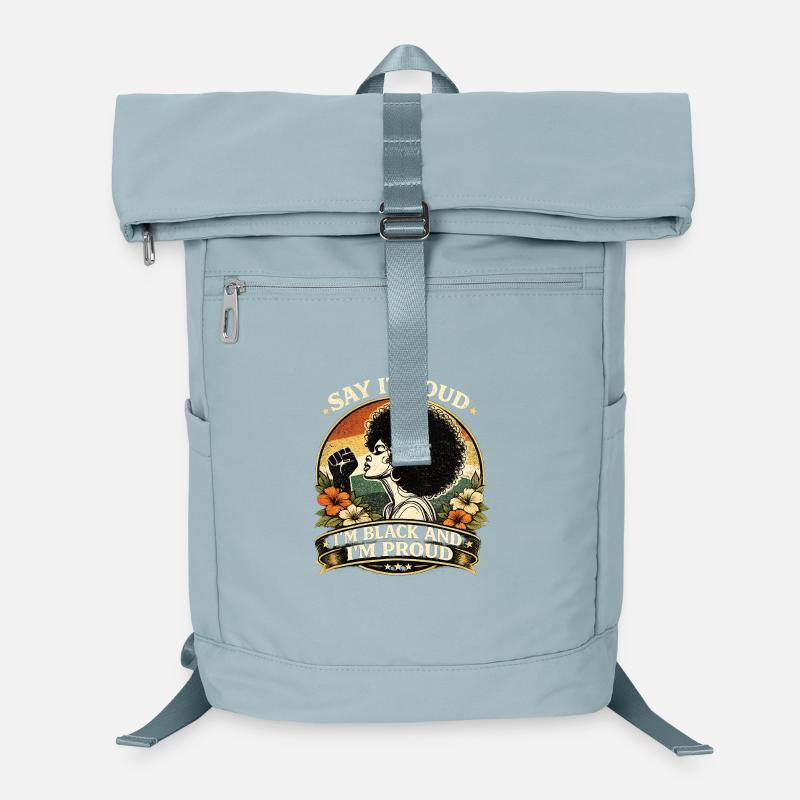 Ich bin schwarz und stolz Laptop-Rucksack 