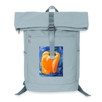 Orange pepper in expressionism - Laptop Backpack - ice blue - Front