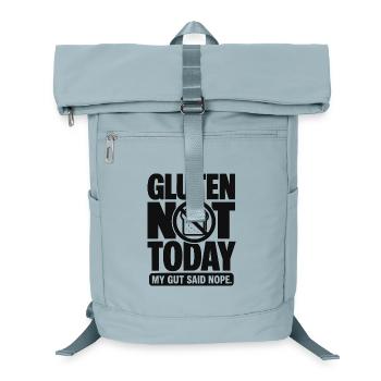 Gluten Not Today Funny Quote - Laptop Backpack - ice blue - Front