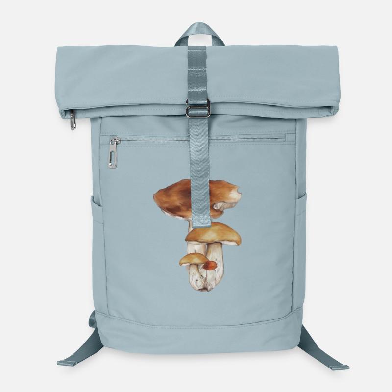Waldpilz Aquarell Muster Laptop-Rucksack 