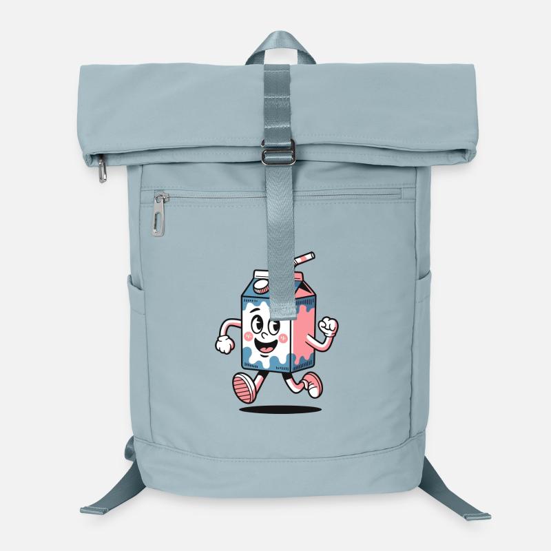 Milk Carton Mascot Dash Laptop Backpack