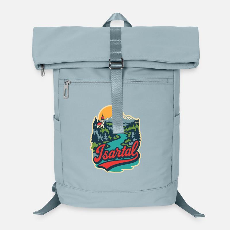 Isar Valley in Upper Bavaria Laptop Backpack