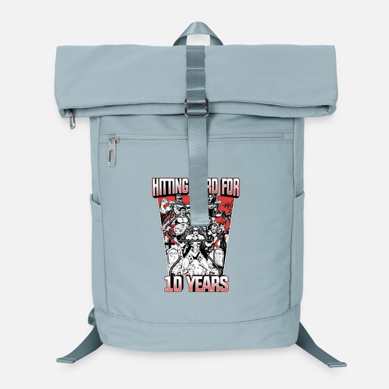 CYB - Backprint - Black/White/Red - Hard Hitting Laptop-Rucksack 