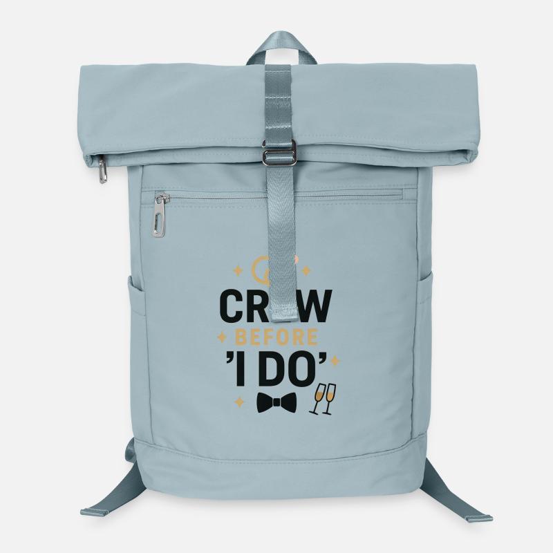 Crew before 'I Do' – Bachelor Party Crew Shirt Laptop Backpack