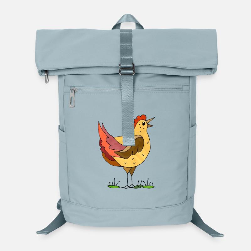 Henne - Laptop-Rucksack  - Eisblau