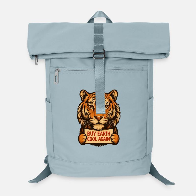 Tiger sagt: Make Eath Cool Again Laptop-Rucksack 