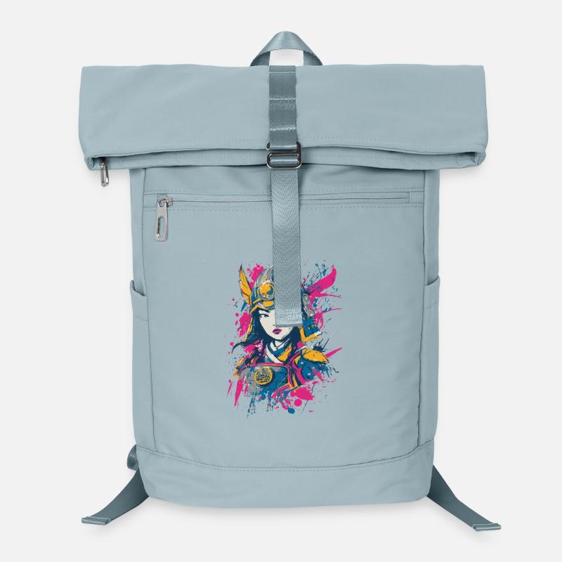 Samurai Kriegerin Laptop-Rucksack 