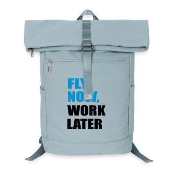fliegen - Laptop-Rucksack  - Eisblau - Vorne