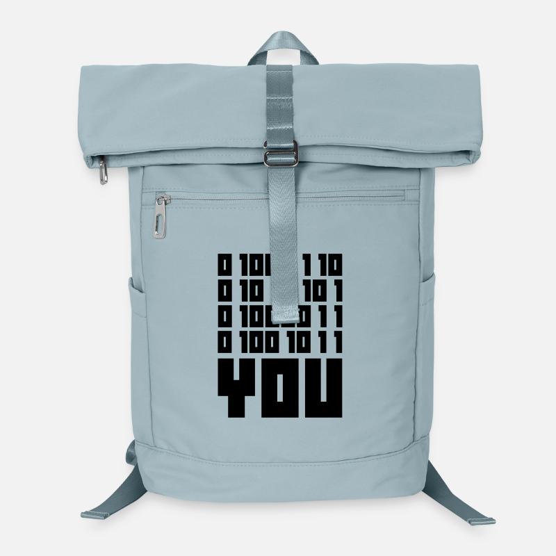Binärcode F**k YOU – Geek Code & Nerd Humor Laptop-Rucksack 