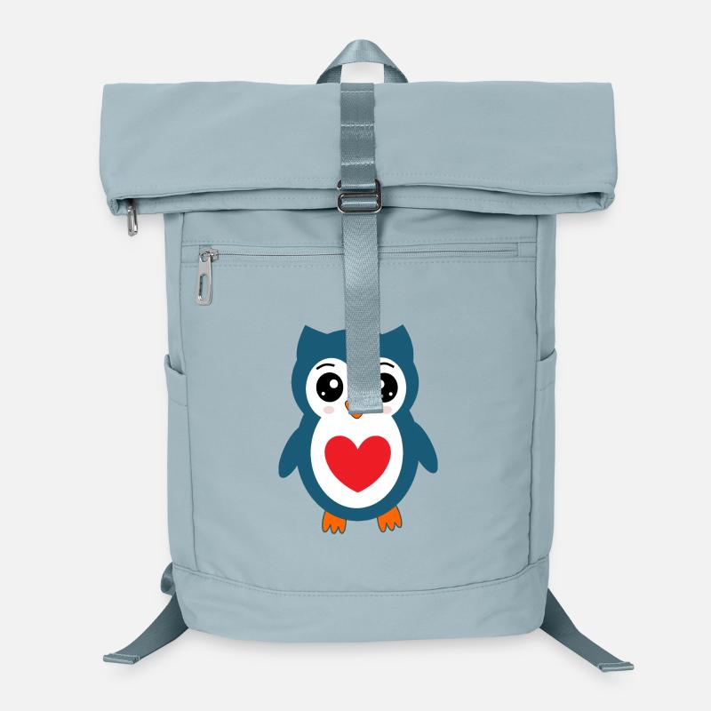 Eule blaue Eule  Laptop-Rucksack 