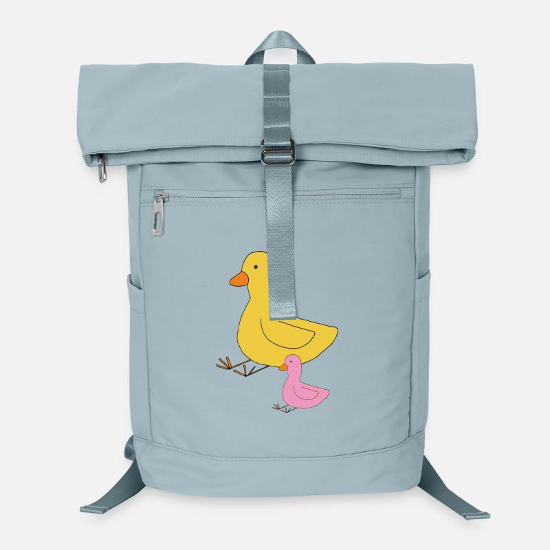 Duck Mother Child Laptop Backpack