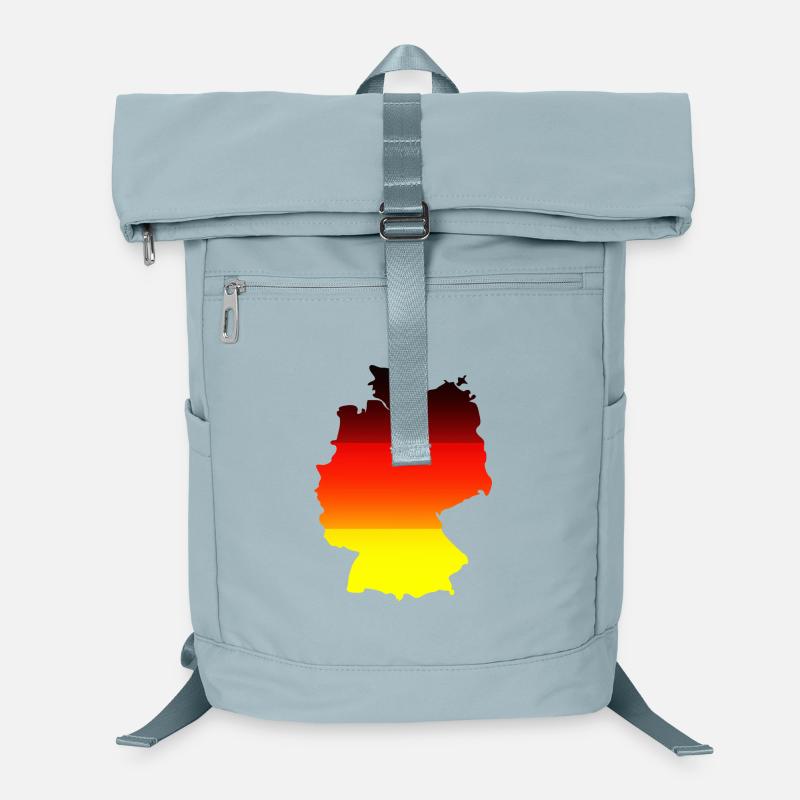 Abstrakte Farbgradient Karte Deutschland Laptop-Rucksack 