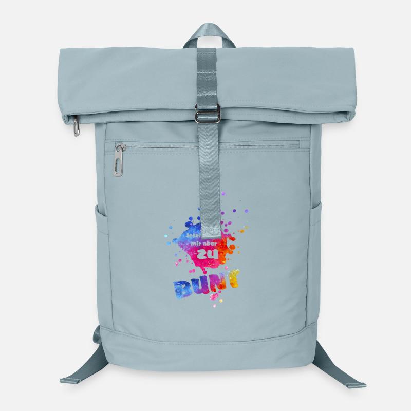 Jetzt wird´s mir aber zu bunt - bunter Farbklecks  Laptop-Rucksack 
