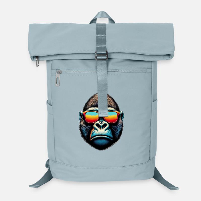 Gorilles avec lunettes de soleil Sac à dos ordinateur