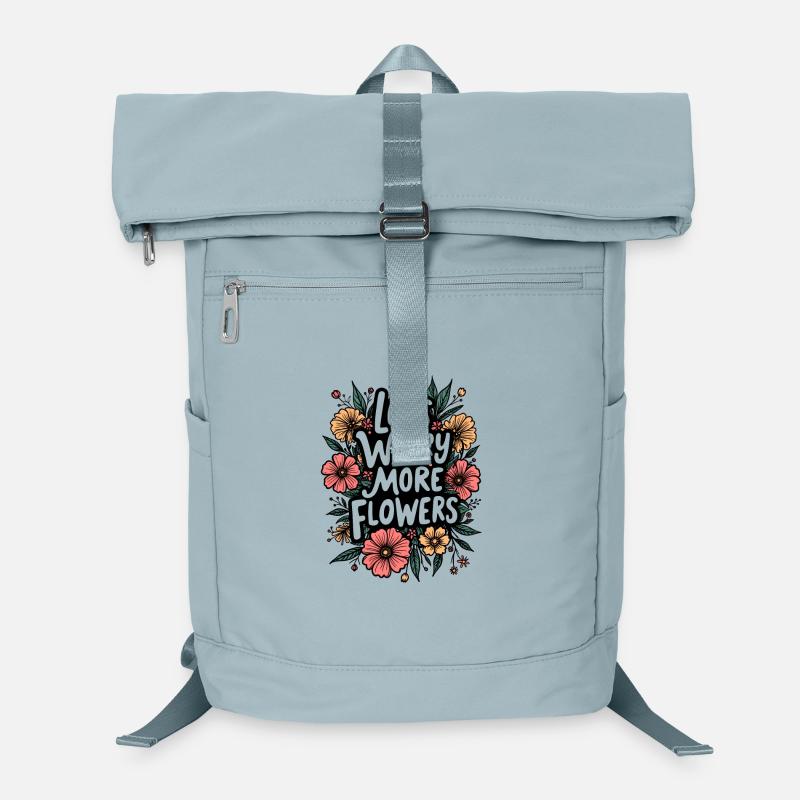 MOINS DE SOUCIS, PLUS DE FLEURS Sac à dos ordinateur