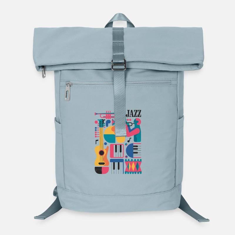 Colorful music-themed design Laptop Backpack
