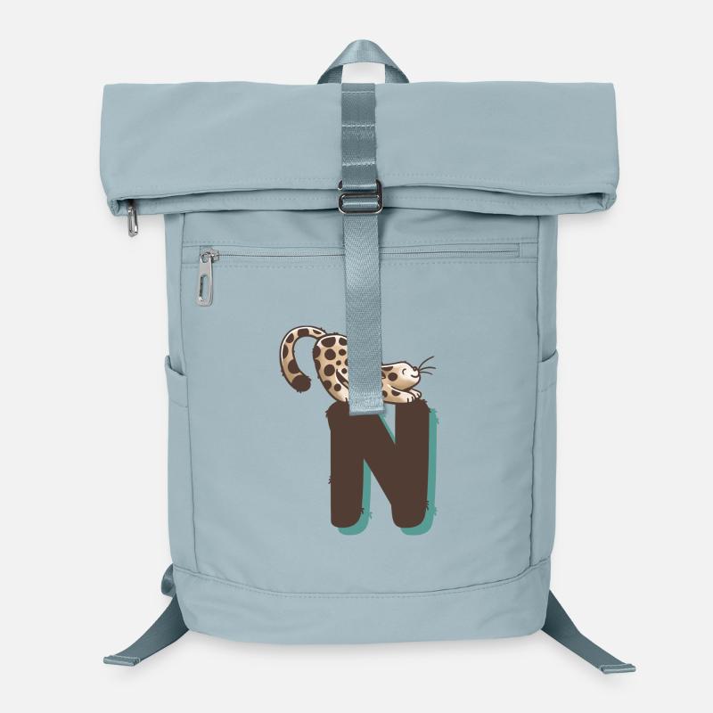 Cat Letter N Laptop Backpack