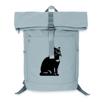 British Shorthair Cat - Laptop Backpack - ice blue - Front