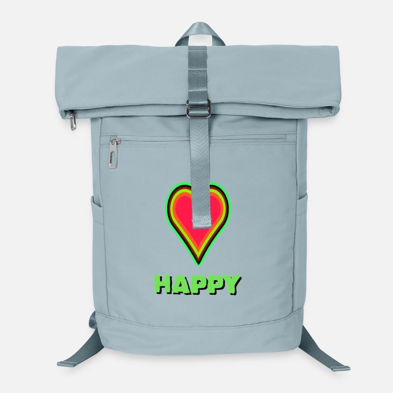 Graphique cœur VIBRANT avec encadrement néon Sac à dos ordinateur