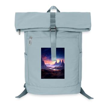 Fantasy Planet Mystery - Laptop Backpack - ice blue - Front