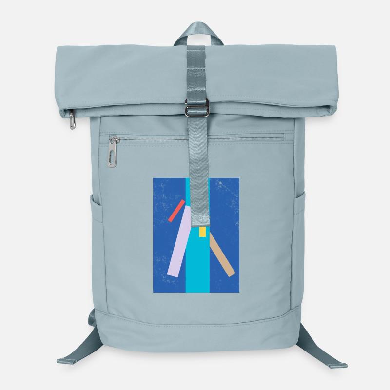 Abstract color and line pattern Laptop Backpack