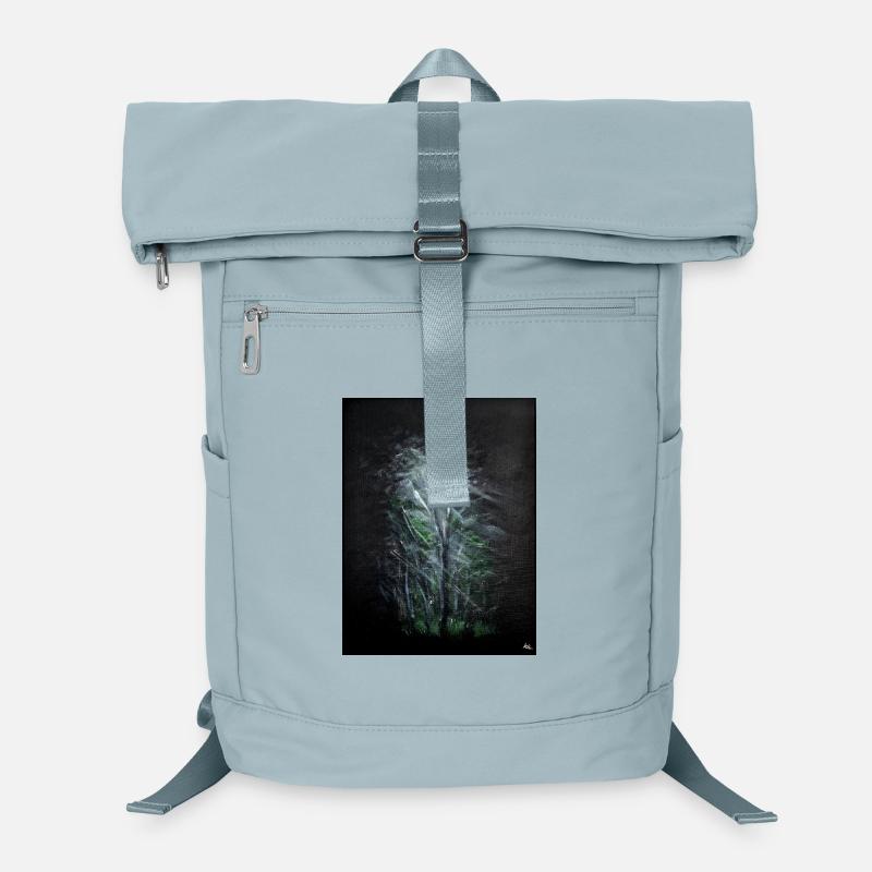 Forêt Mystique Abstrait - Sac à dos ordinateur - bleu glacier