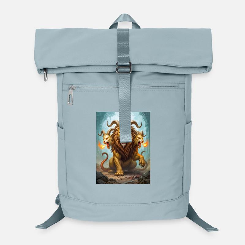 Chimera, three-headed lion-goat-serpent beast Laptop Backpack