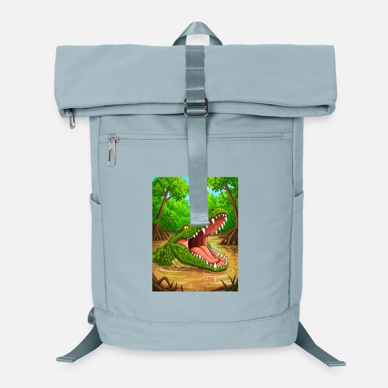 Crocodile – Africa’s rivers, strongest bite Laptop Backpack