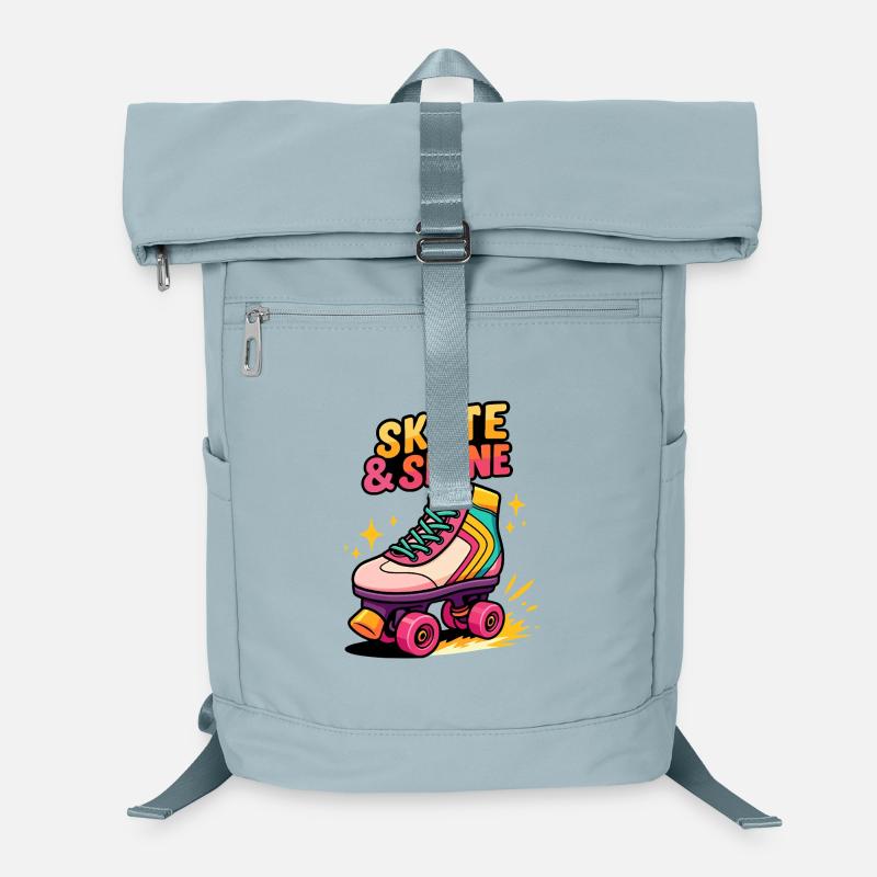 Skate & Shine Neon Roller Laptop-Rucksack 